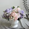 Decorative Flowers Artificial Berry Hydrangea Peony Rose Dried Natural Flower Year's Decor For DIY Home Garden Wedding Decoration