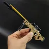 Scale Toy Mini Gun Models AWM Miniature Sniper Rifle Model 8 على التوالي تجميع المحاكاة ألعاب الهدايا