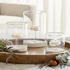 Candle Holders Crystal Glass Tealight Christmas Home Decor Stand Holder Centerpieces For Weddings