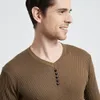 Men's Sweaters COODRONY Brand Sweater Men Casual Button V-Neck Pullover Shirt Spring Autumn Slim Fit Long Sleeve Knitted Soft Cotton Pull Homme 221007