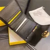 ヴィンテージラウンドレターバックルウォレット本革デザイナー財布カードホルダーコインバッグジッパーポーチ折り畳み箱付き財布