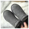 2023 Classic Warm Boots Snow Boot Ankle Boots Womens Mini Half Winter Full Fur Fluffy Furry Satin Booties Slippers Us4-12 Customizable Colors