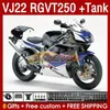 Carénages bleu stockTank pour SUZUKI RGV250 SAPC VJ22 RGVT250 RGV-250 VJ 22 1990 1991 1992 1993 1994 1995 1996 160No.113 RGV RGVT 250 CC RGVT-250 90 91 92 93 94 95 96 Carénage