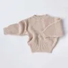 풀오버 아기 소녀 소프트 니트 스웨터 어린이 탑의 옷 봄 가을 어린이 풀오버 스웨터 아기 옷 겨울 L221007