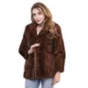 Women's Fur Faux Winter Women Natural Real Mink Jacket Lady Luxury Long Sleeve Coat Fashion Casual Outerwear Thick Warm Clothes 221006