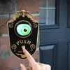 Other Event Party Supplies Halloween Eyes Doorbell Decoration Horror Props Glowing Hanging Piece Whole Door Haunted House Eyeball Decor 221007