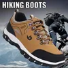 Boots 2022 Brand Fashion Outdoors Sneakers Waterproof Mens shoes Men Combat Desert Casual Shoes Zapatos Hombre Big Size 3948 221007