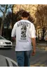 T-shirts pour hommes Blanc Dos Imprimer O Cou T-shirt surdimensionné pour hommes Vêtements pour hommes Été Printemps Saison Nouvel An Mode Design Tenues Coton T221006