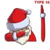 Christmas Decorations Est Car Accessories 3D PVC DIY Santa Cute Auto Windshield Claus Window Decals Wiper Sticker