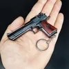 Miniature Toy Gun Wood Handle Metal Pistol Minigun Boys Boys Kids Model Model Model Sloy Keychain Decoration Hompts 1162