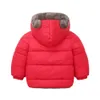 Down Coat Kids Cotton Clothing Thickened Girls Jacket Baby Winter Warm Zipper Hooded Costume Boys Outwear 1 6Years 221007