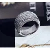 Gioielli da sposa Completo minuscolo 5A Cubic Zirconia Bianco da uomo Anello di fidanzamento per matrimonio Taglia regalo 8136676819