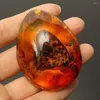 Decorative Figurines Resin Beautiful Scorpion Amber Insects Stone Pendant Necklace Gemstone For Diy Jewellery Crafts W9t9