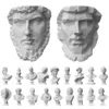 Other Home Decor Greek Mythology Figurines Gypsum Portraits Bust Mini Statue Drawing Practice Crafts Plaster Sculpture Nordic 221007