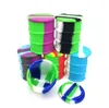 500ml Silicone Food Grade Large Barrel Silicone Oil Concentrate Container Non-stick Drum Jar