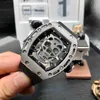 Richarmill Swiss Made Automatic Wristwatch Watches mode Multifunktion Mekanik Mekanisk klocka Vattentäta män Milles Mecha Es
