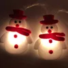 LED Strings Christmas Snowman Lights Battery Lights Xmas Fairy String Decor for Home New Year Merry Party