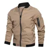 Mens jaquetas jaqueta de outono da primavera macho jaqueta de bombardeiro casual jackets machos e casacos simples quebra -vento britânicos casaco 221006