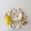 Kleidung Sets Herbst -Säuglinge süße bunte Ballon Sweatshirt Outfits Baby Girls Cotton Casual Kleid 0 3y 221007