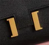 Constancce to go Deri Kayışlı Tasarımcı Çanta Espom kadın Cüzdanlar Altın Toka Tüm inek derisi Kart sahipleri Çantalar moda Hakiki deri Bayan için Uzun cüzdan
