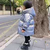 Down Coat Winter Children Puffer Ceket Orta uzunlukta kalın kızlar kızlar kapüşonlu sıcak katlar çocuklar su geçirmez parkas dış giyim 4 13t 221007