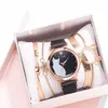 Armbanduhr Drop Armband Uhr Set Luxus Magnet Schnalle Katze Frauen Uhren Ladies Quarz Handgelenk Frau Gift Geschenk