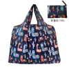 Storage Bags Reusable Foldable Shopping Bag High Quality Large Size Tote Eco Waterproof T-shirt Shopkeeper Handbags