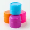 Bottiglie di stoccaggio in silicone a forma di viso da 1 ml di piccola capacità Contenitori da 100 pezzi/lotto Accessori per il fumo Strumenti per tamponare le pulizie