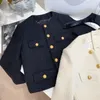 Bayan Yün Karışımları Tüvit Ceketler Kadın Pist Sonbahar Moda Yüksek Kaliteli Düğme Up Uzun Kollu Zarif Vintage Giysiler Üst Dış Giyim Mujer 221007