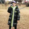 Piumino -30 Bambini Inverno caldo addensato Plus Giacca di velluto Cappotto con cappuccio per adolescenti Impermeabile Parka Capispalla Abbigliamento per ragazzi Vestiti per ragazze 221007