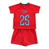 Kit Jerseys de football 22 23 GREALISH Mount Sterling MAGUIRE STONES RICE HENDERSON SAKA Accueil Away Enfant Costume Football Chemise À Manches Courtes Uniforme