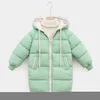 Down jas peuter baby jongens meisjes winterlagen kinderen jassen dikke lange kinderen warme bovenkleding parka snows snows overjas tienerkleding 221007