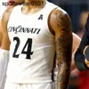 Basquete universitário usa camisas de basquete Ncaa Cincinnati Bearcats Jeremiah Davenport David Dejulius Hayden Koval Abdul Ado Mika