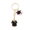 Alliage Doctor Hat Graduation Vêtements Chaîne Porte-clés Anneau Pendentif Chaque Bachelor Graduation Cadeau Pendentif