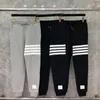 Calça masculina da marca de moda de moda masculina masculino masculino homem puro algodão esportivo casual calça de pelúcia de inverno masculino atropelamento