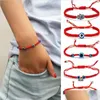 Braccialetti con ciondoli Bracciale intrecciato a mano Lucky Kabh Filo rosso Braccialetti Hamsa Blu Turco Malocchio Gioielli con ciondoli Fatima Pretty 4 D Dhx6K