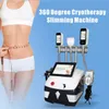 360 Fat Freeze Body Sculpting Cavitación Almohadillas láser Reducción de tejido adiposo Máquina para contornear el cuerpo