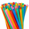 Disposable Cups Straws 200Pcs Bubble Tea Straw 11mm Wide Plastic Drinking BPA Free Reusable for Boba Milkshake Smoothie Slushie Juice 221007