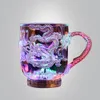 Wijnglazen LED Flash Magic Color Changing Dragon Cup Water geactiveerd Light-Up Beer Coffee Wine voor whiskybar Mok Travel Gift Gadgets