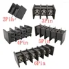 Lighting Accessories 50Pcs KF45 9.5mm PCB Connector 2-6Pin Barrier Terminal Block Pitch 2-6P Straight Pin Screw Panel Mount