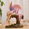 Autre décor à la maison nordique mignon filles résine elfe ange ornements chambre ameublement ation artisanat bureau bureau fée statue accessoires 221007