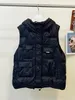 Kamizelki damskie Janveny Womin Winter Autumn Down Kamizel Black Stand Gilet Lose Puffer Kurtka Kobieta 90 kaczka w kamizelce bez rękawów 221007