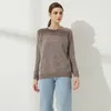 Damesbreien T Tees Wixra dikke trui vrouwen gebreide geribbelde pullover lange mouw casual o nek jumpers chenille kleding herfst winter 221007