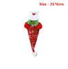 Christmas Decorations And Year Decoration Cutlery Bag Santa Claus Reindeer Tableware Holder Home Party Dinner Tabl