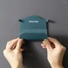 Zeepgerechten badkamer muur gemonteerde punch-vrije doos creatief w-vormig plastic dubbele laag schotelhouder hangende opbergrek