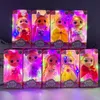 Barbie Toy Kids Girls Girls Dolls Toys 12cm Luminous Contlull Pendant Fashion Doll Toys Normal Body and Joint Body Hair Long