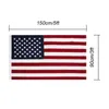 Nouveaux drapeaux nationaux brodés en tissu Oxford américain et bannière RRB16084