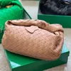 Luxury Designers Lady pillow bags Purses Tote Braided Tofu lattice Zipper Fashion Quilting Crochet Cosmetic Bags Handbags Interior Compartment 5 Color with box