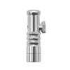 smoke pipe accessory Snuff Bullet 2.22Inch Matt Finish Contain Pipe Aluminum Metal Snorter Dispenser Nasal Smoking Pipes Wholesale