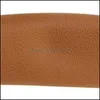 Sunglasses Cases Bags Wholesale Black Sun Glasses Case Retro Brown Leather Sunglasses Box Discount Fashion Eye Pouch Without Cleanin Dhd3E